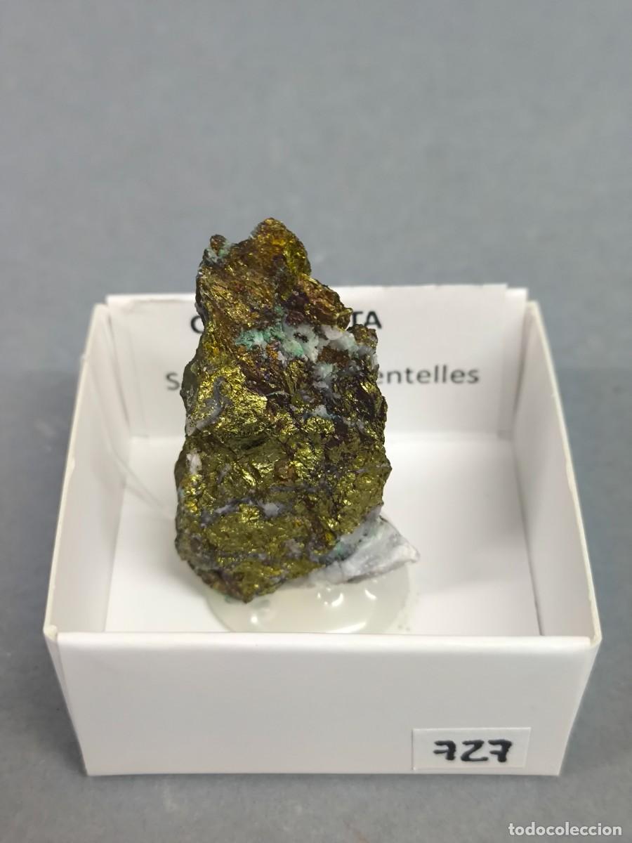 Coleccionismo de minerales: CALCOPIRITA - MINERAL. Barcelona. 4x4