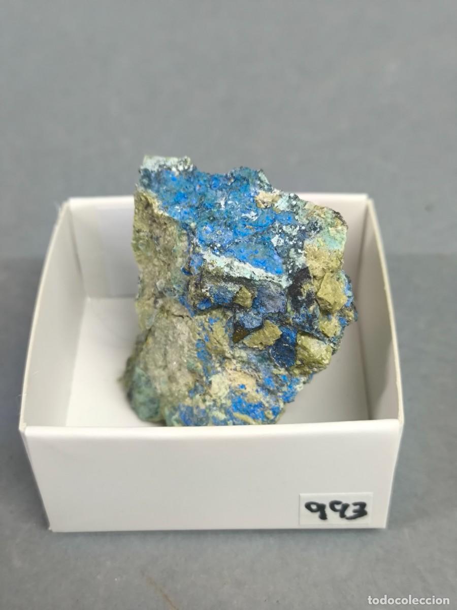 Coleccionismo de minerales: LINARITA - MINERAL. 4X4 . Ja&eacute;n