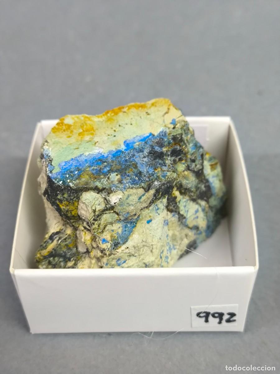 Coleccionismo de minerales: LINARITA - MINERAL. 4X4 . Ja&eacute;n