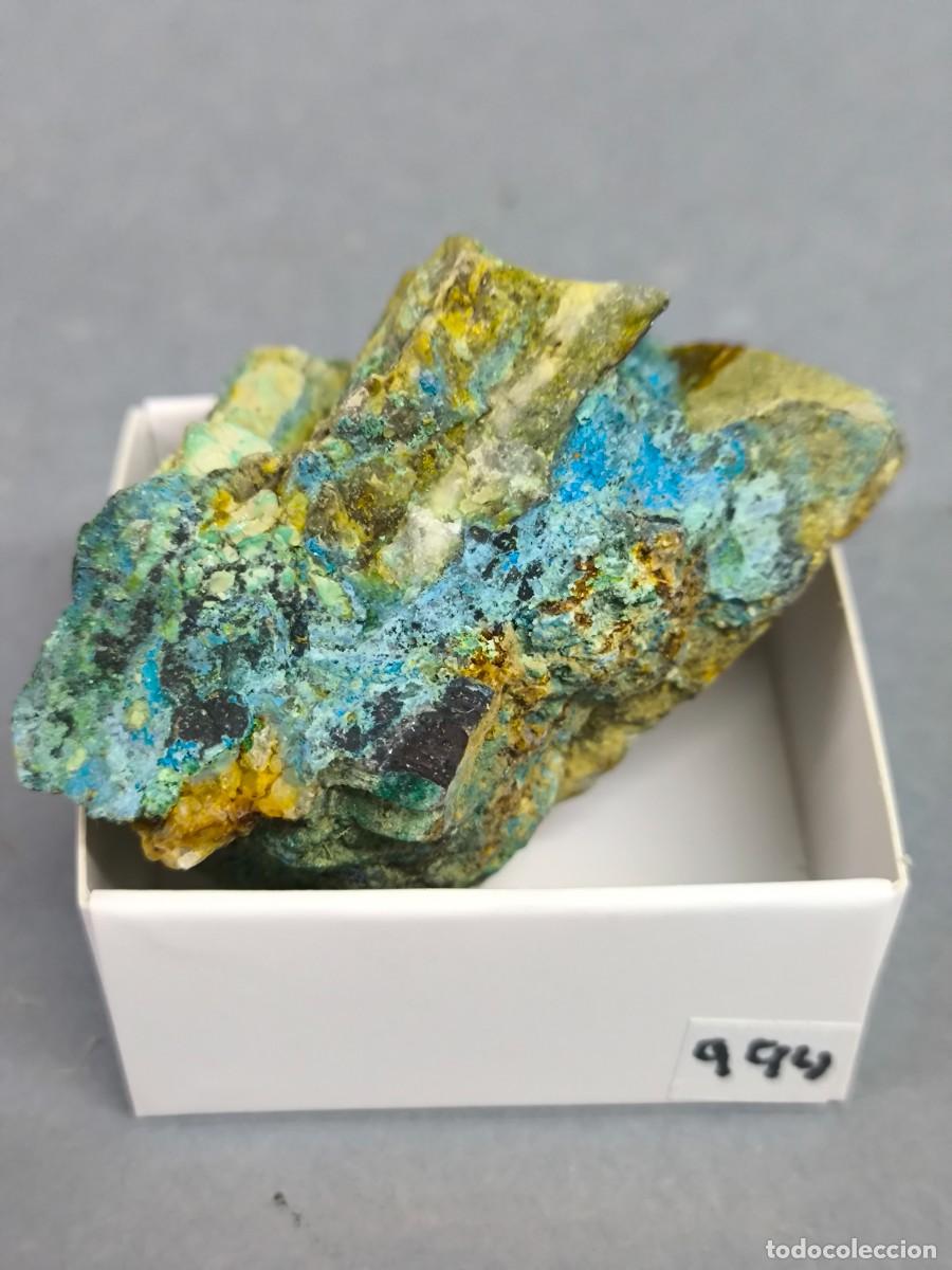 Coleccionismo de minerales: LINARITA - MINERAL. 4X4 . Ja&eacute;n