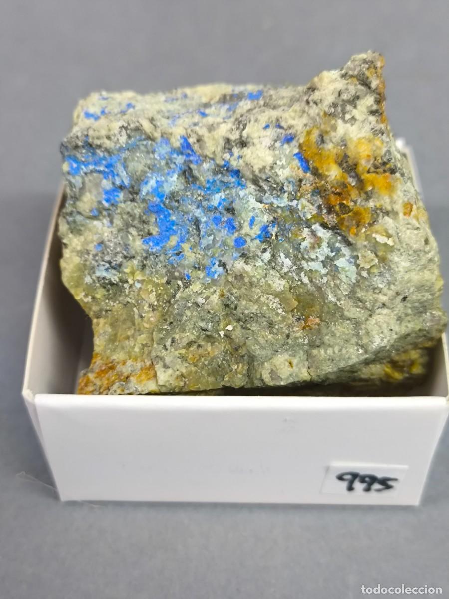Coleccionismo de minerales: LINARITA - MINERAL. 4X4 . Ja&eacute;n