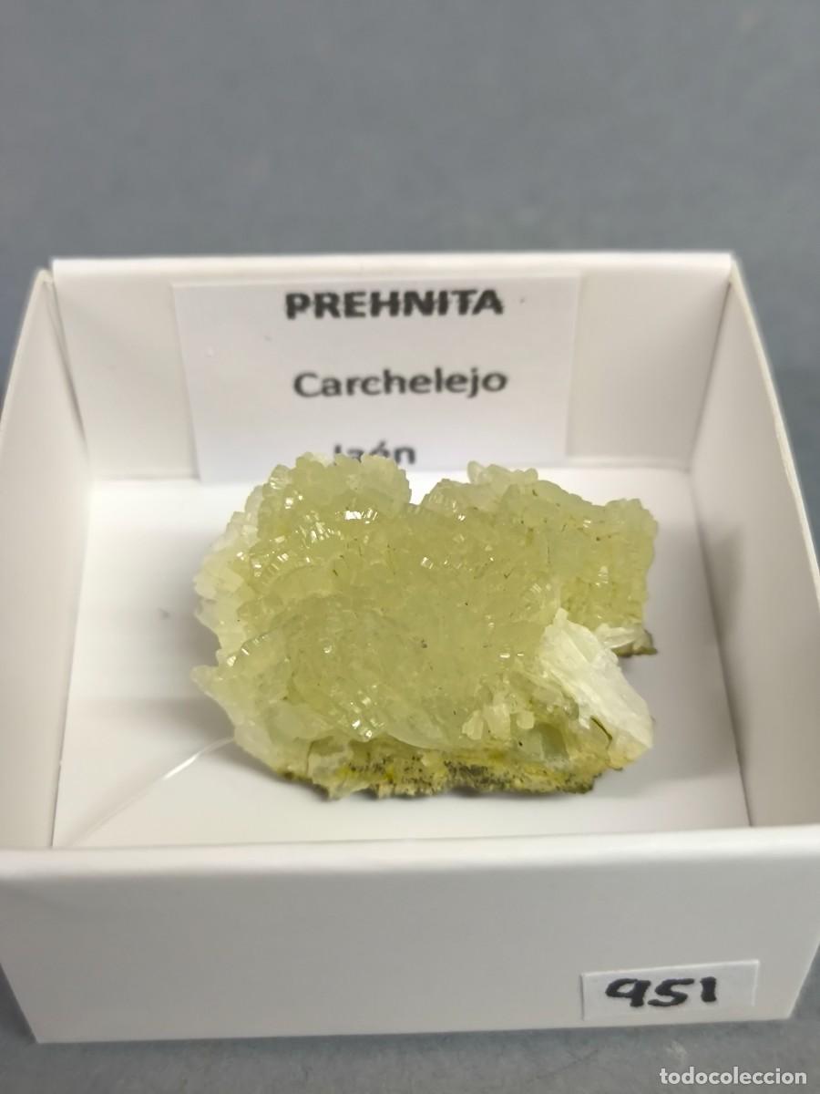 Coleccionismo de minerales: PREHNITA - MINERAL. 4X4 . Ja&eacute;n