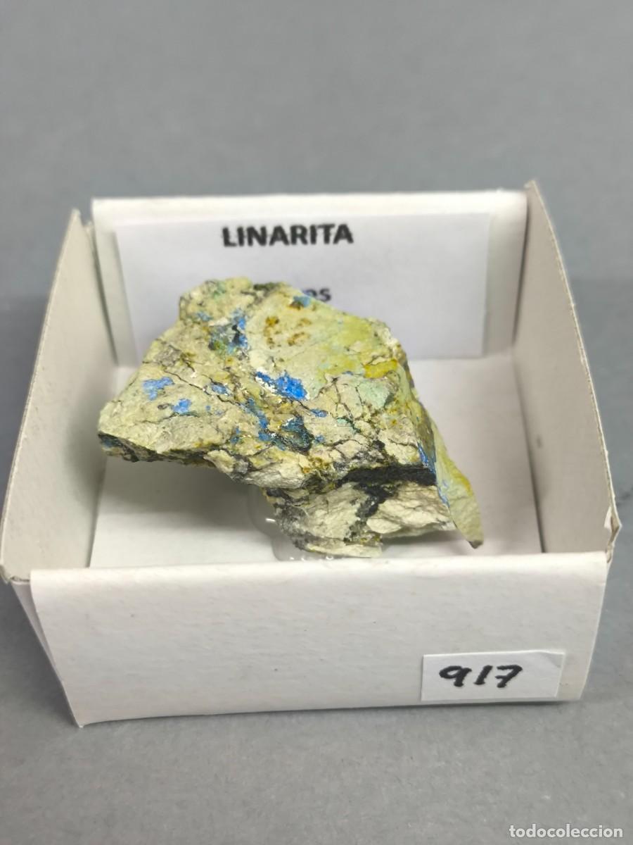Coleccionismo de minerales: LINARITA - MINERAL. 4X4 . Ja&eacute;n