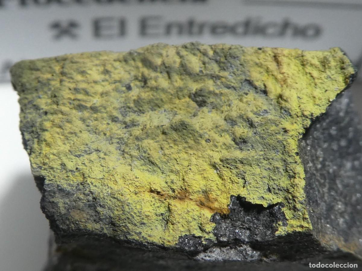 Coleccionismo de minerales: (161) SCHUETTEITA, CIUDAD REAL, ESPA&Ntilde;A.