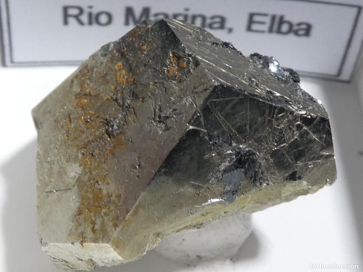 Coleccionismo de minerales: (041) PIRITA, ISLA DE ELBA, ITALIA.