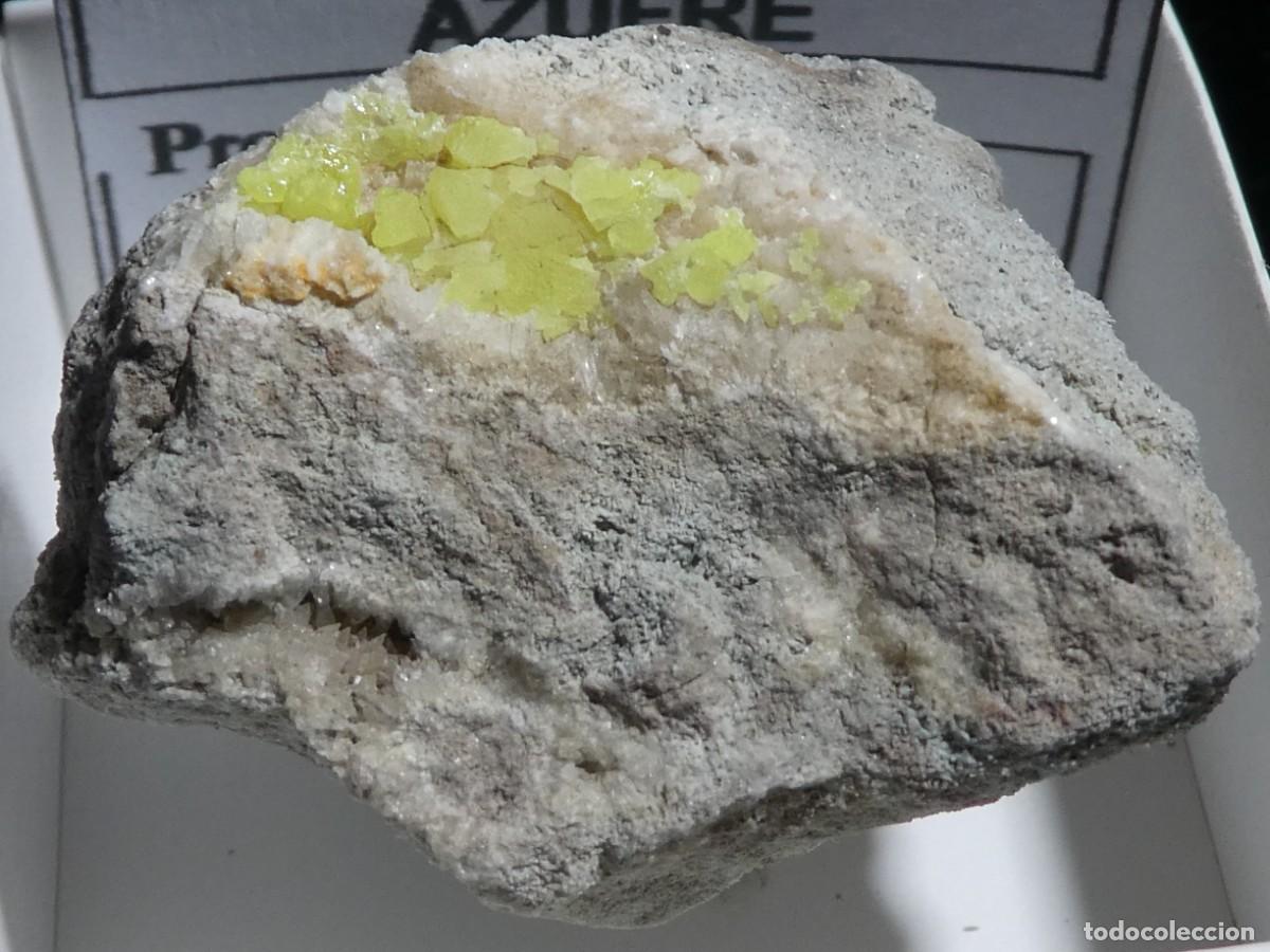 Coleccionismo de minerales: (106) AZUFRE NATIVO, CONIL DE LA FRONTERA, CADIZ, ESPA&Ntilde;A.