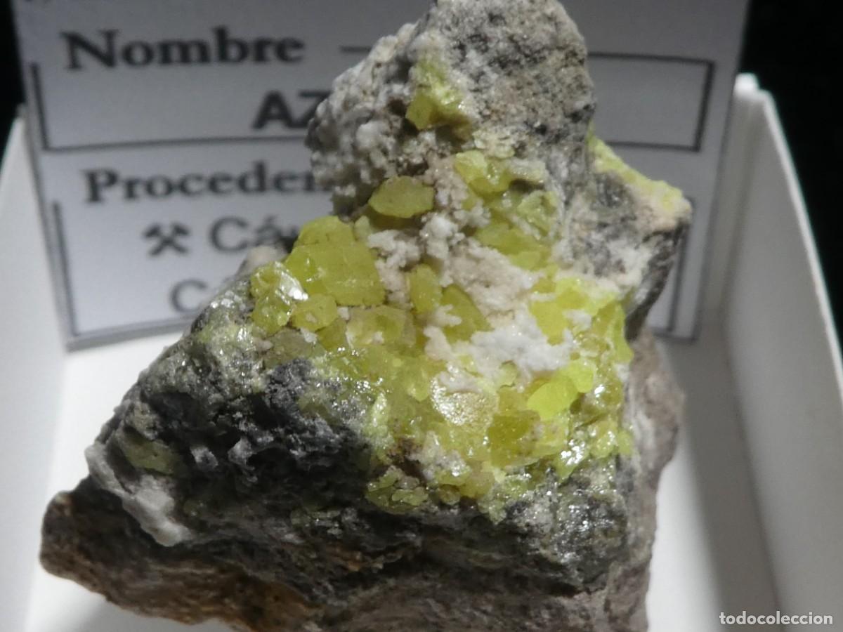 Coleccionismo de minerales: (107) AZUFRE NATIVO, CONIL DE LA FRONTERA, CADIZ, ESPA&Ntilde;A.
