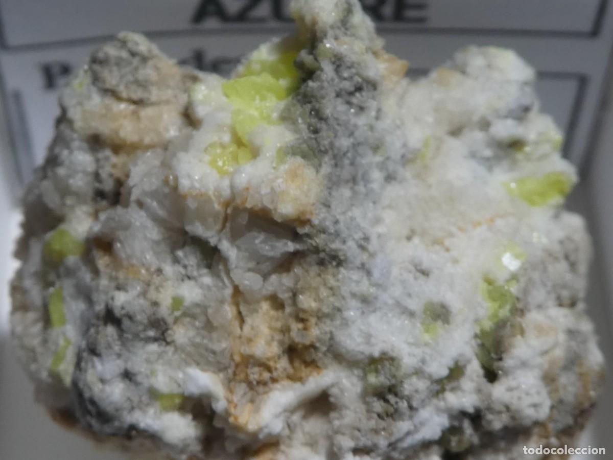 Coleccionismo de minerales: (319) AZUFRE NATIVO, CONIL DE LA FRONTERA, CADIZ, ESPA&Ntilde;A.
