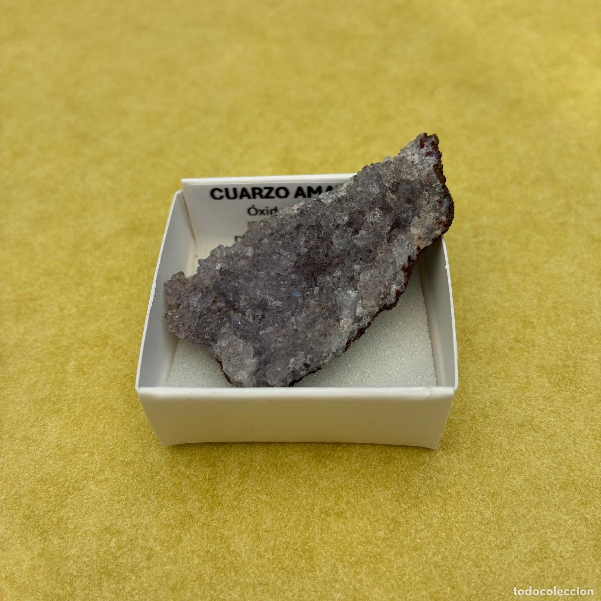 Coleccionismo de minerales: MINERAL CUARZO MINERALES EN CAJA DE 4x4CM
