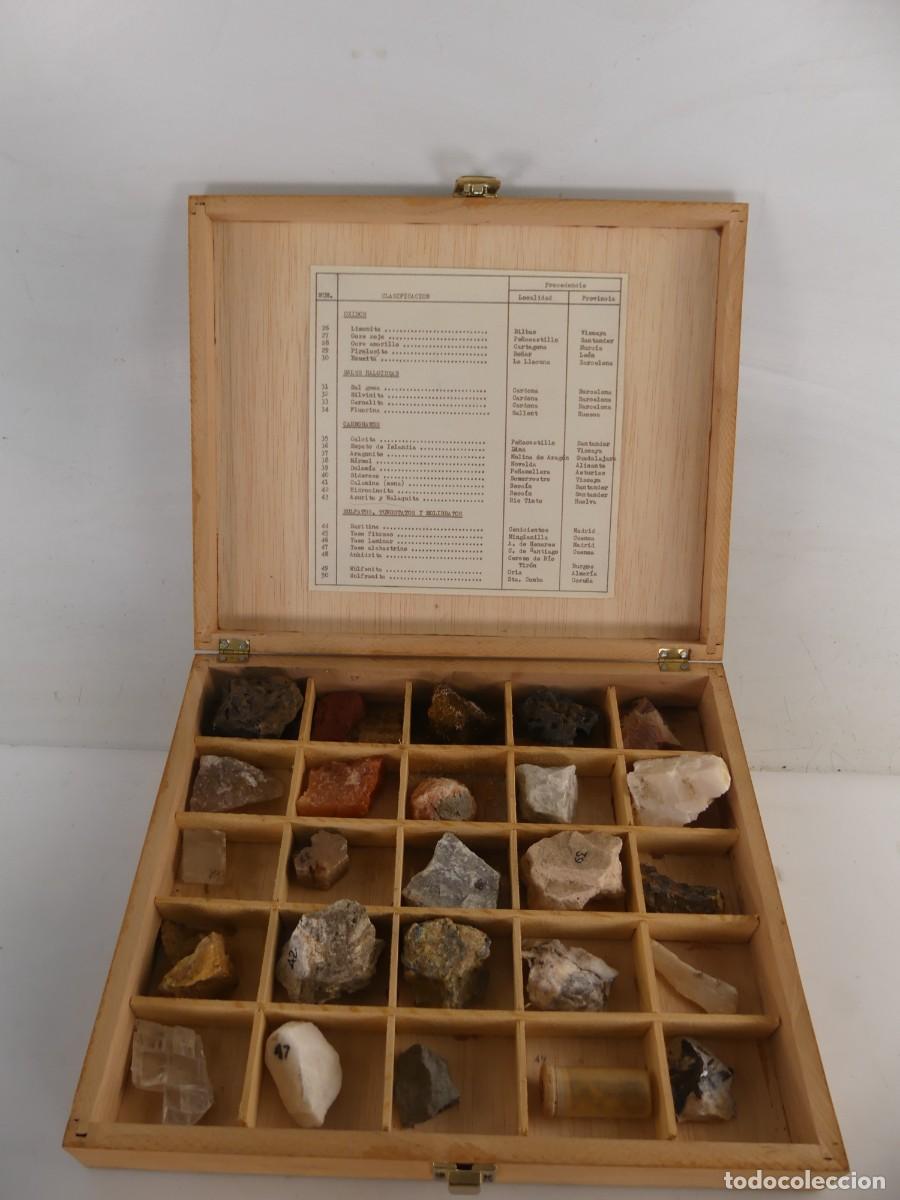 Coleccionismo de minerales: CAJA CON 25 MINERALES ,PIEDRAS NATURALES