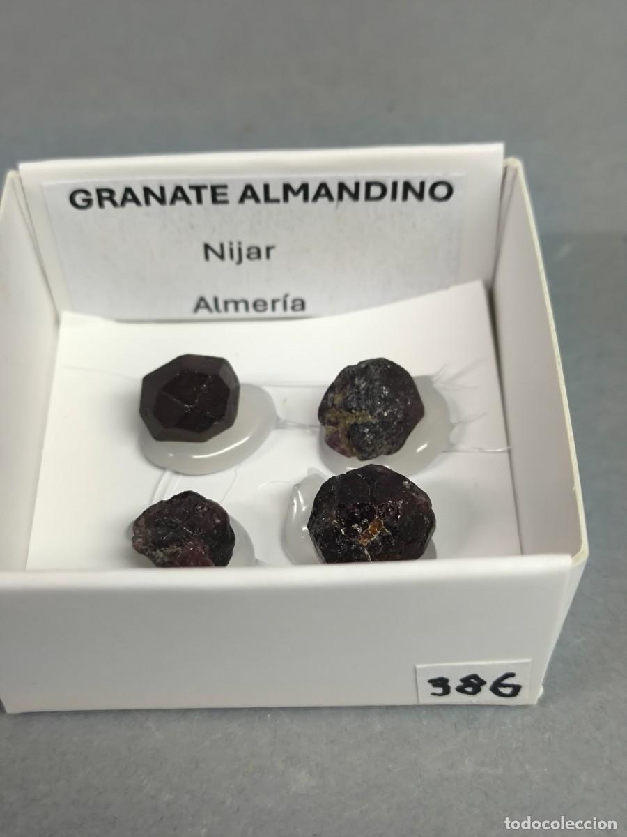 Coleccionismo de minerales: GRANATE ALMANDINO- Mineral. Almer&iacute;a. 4x4