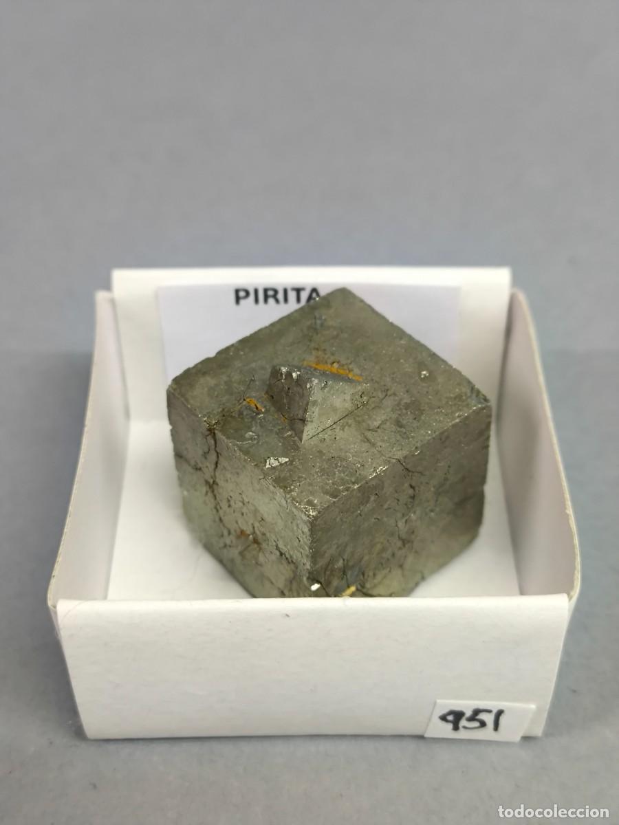 Coleccionismo de minerales: PIRITA - MINERAL. Logro&ntilde;o. 4x4