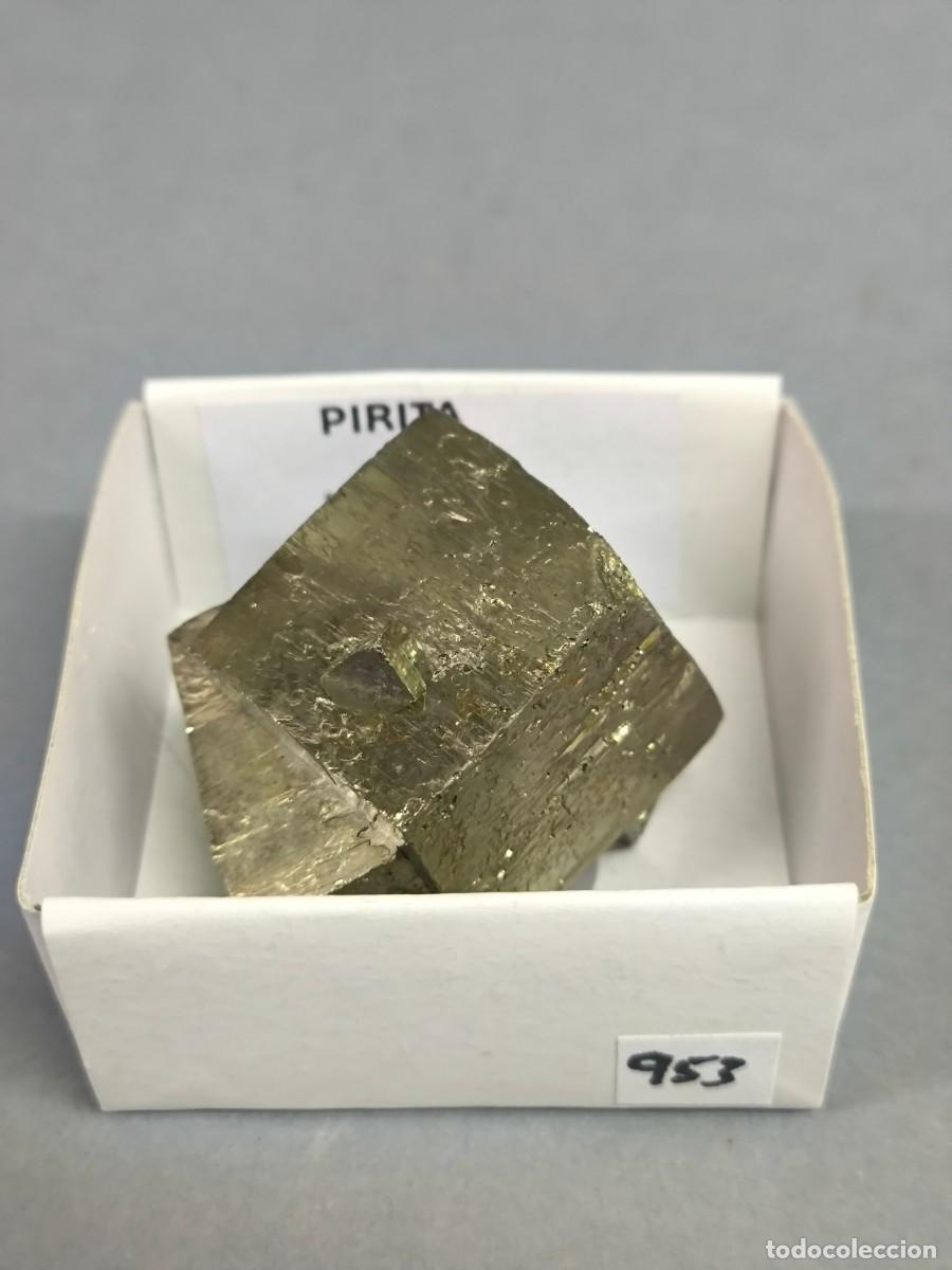 Coleccionismo de minerales: PIRITA - MINERAL. Logro&ntilde;o. 4x4