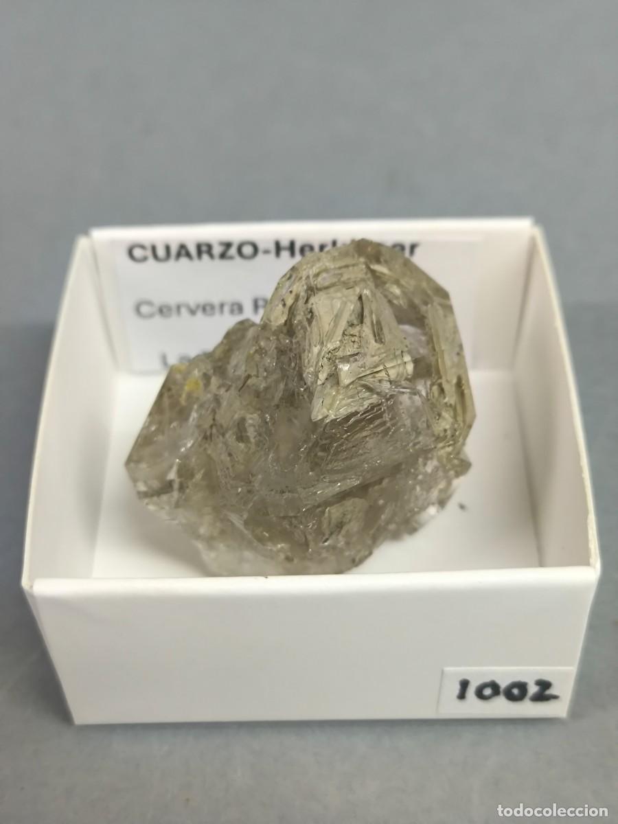 Coleccionismo de minerales: CUARZO HERKIMER - MINERAL. Logro&ntilde;o. 4x4