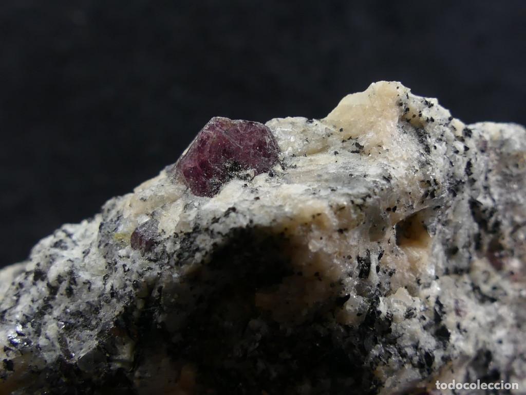 Coleccionismo de minerales: Rubi, Misore, Karnataka, India