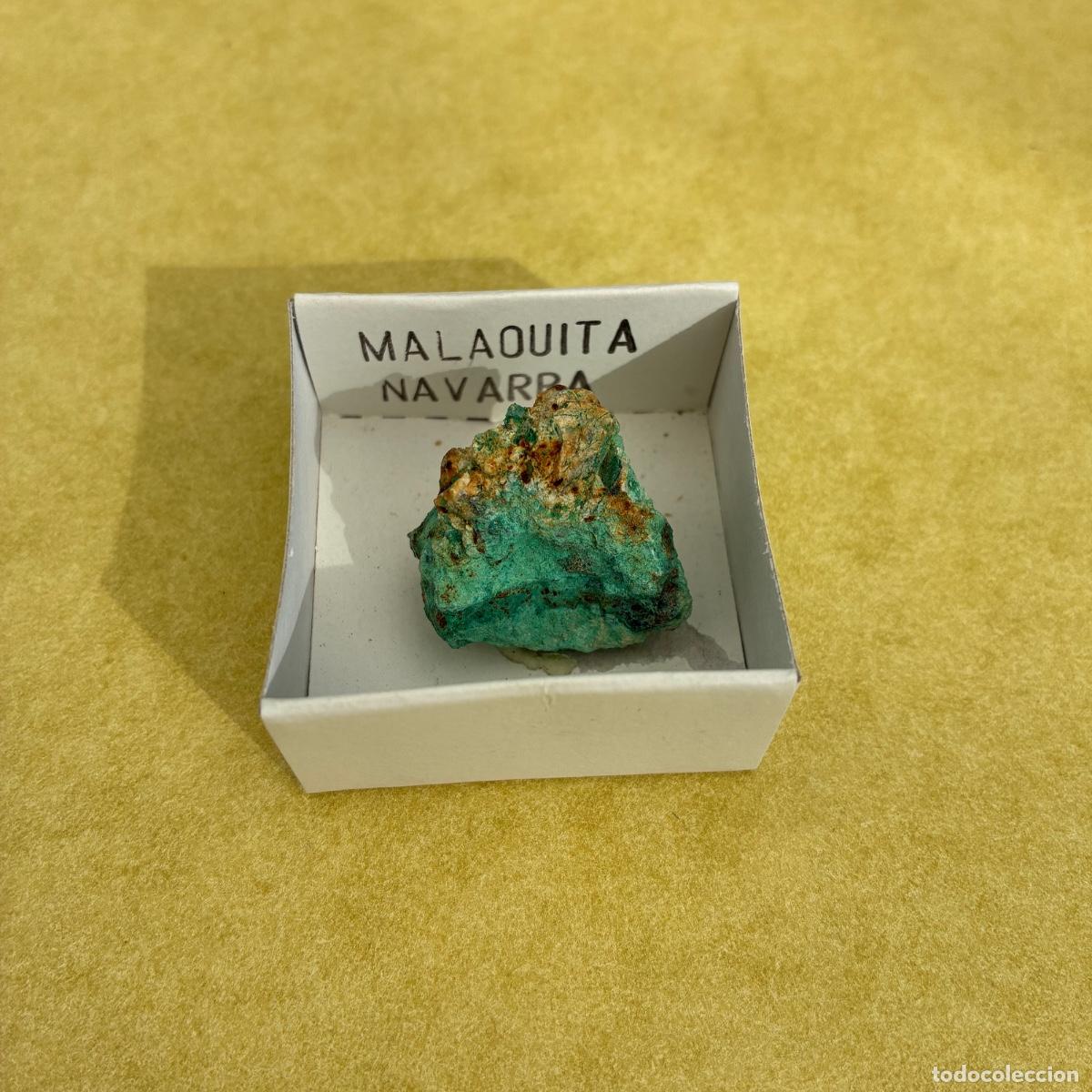 Collezionismo di minerali: MINERAL MALAQUITA MINERALES EN CAJAS DE 4x4 CM