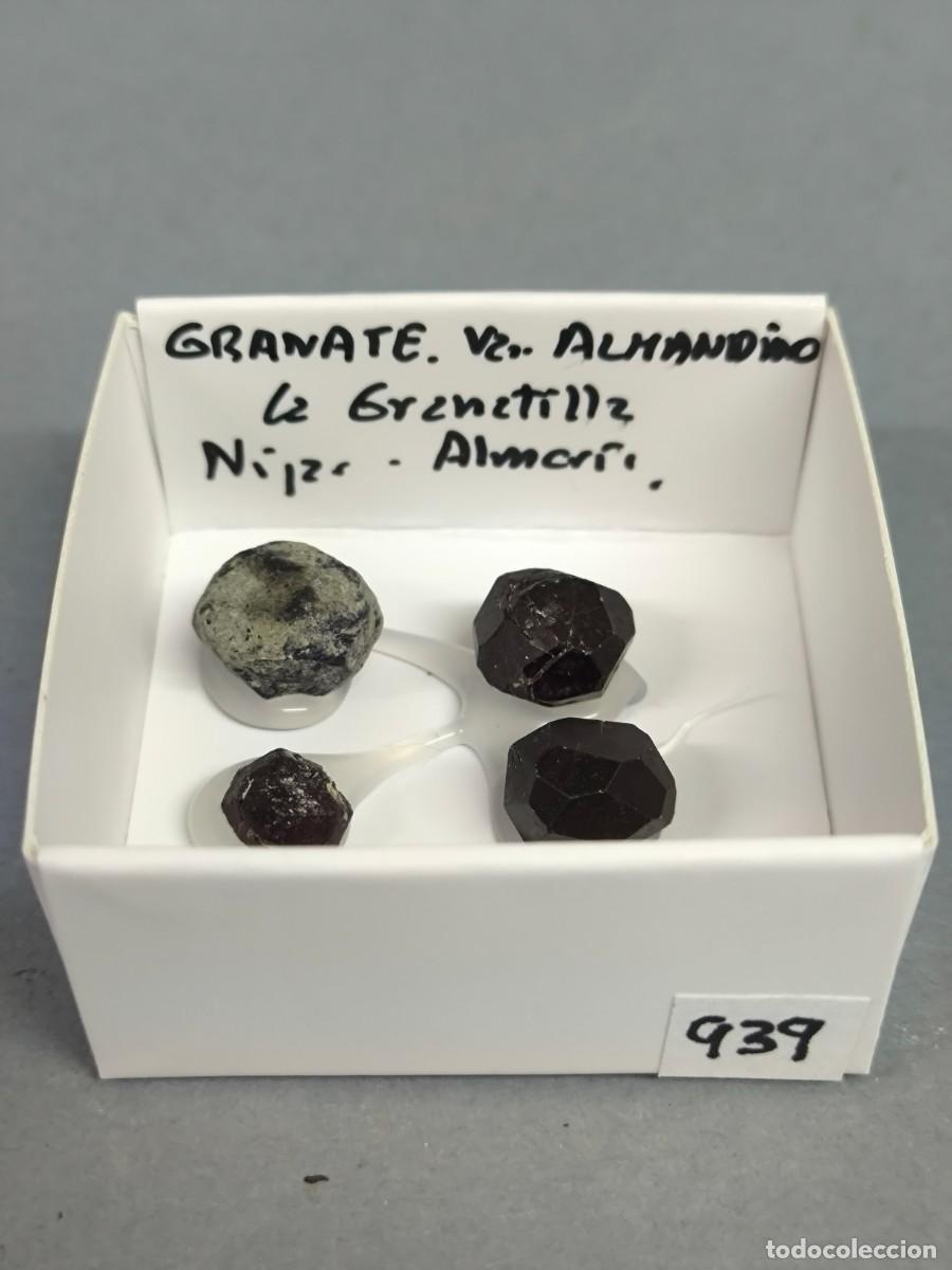 Coleccionismo de minerales: GRANATE ALMANDINO- Mineral. Almer&iacute;a. 4x4