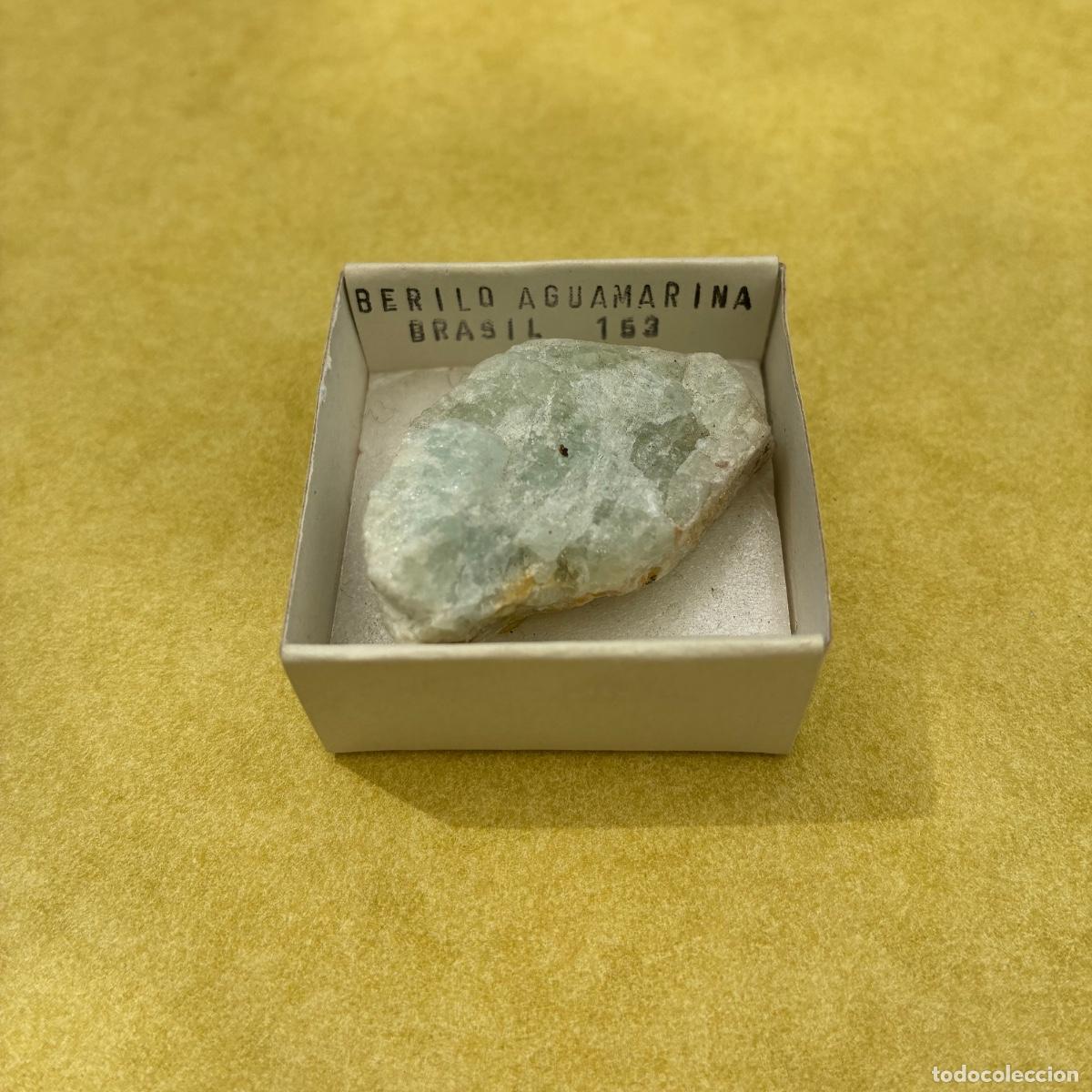 Coleccionismo de minerales: MINERAL BERILIO MINERALES EN CAJAS DE 4x4CM