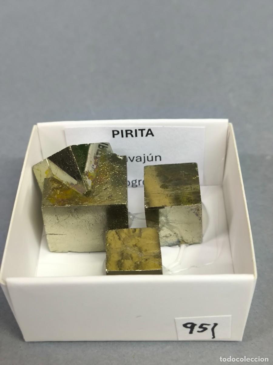 Coleccionismo de minerales: PIRITA - MINERAL. Logro&ntilde;o. 4x4