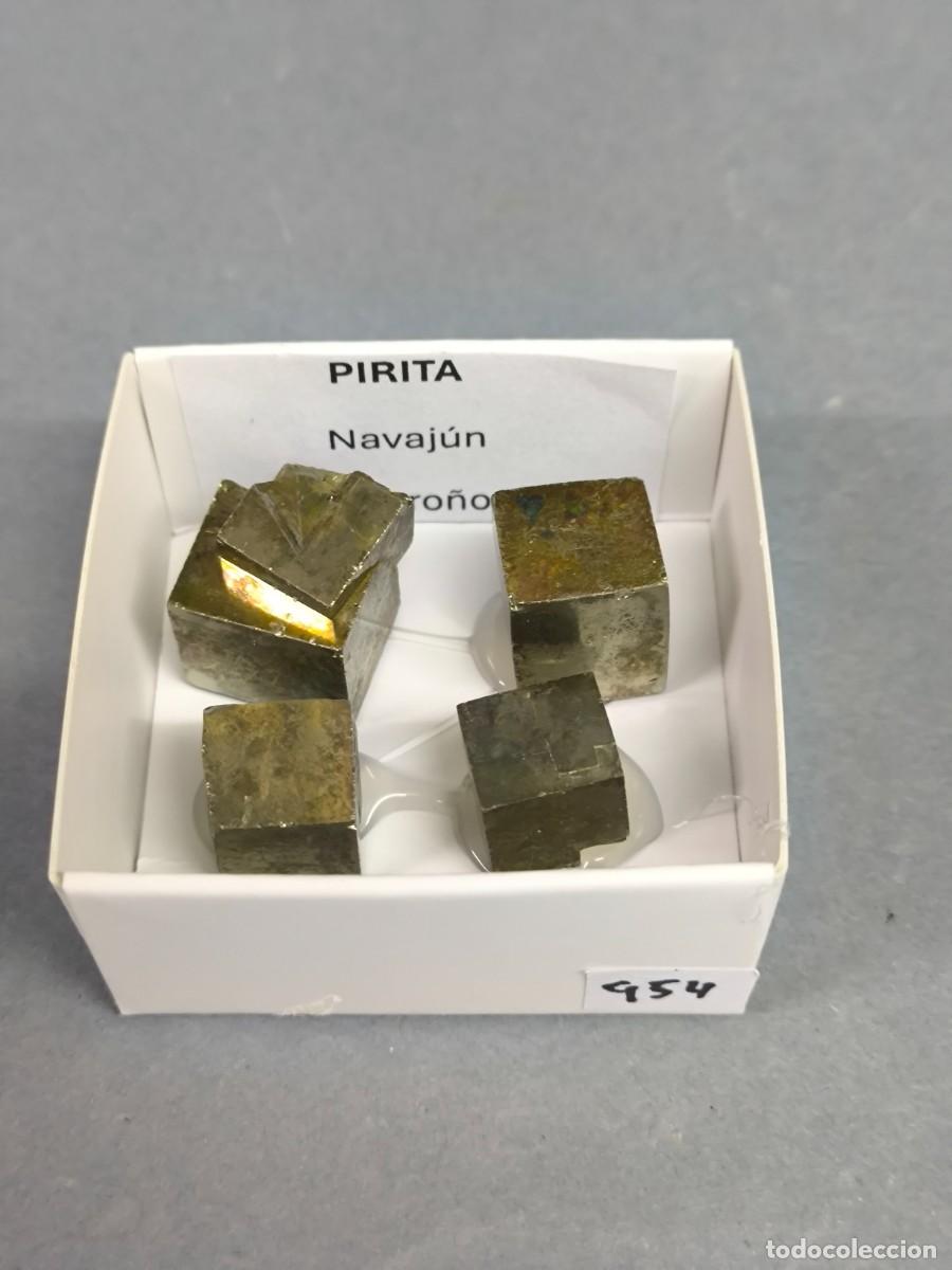 Coleccionismo de minerales: PIRITA - MINERAL. Logro&ntilde;o. 4x4