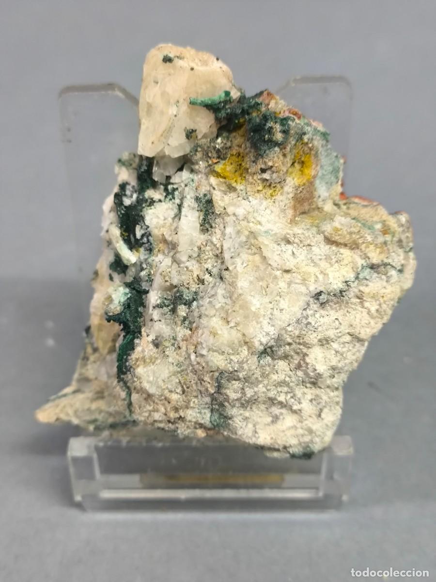 Coleccionismo de minerales: ROSASITA sobre BARITINA- MINERAL. Almer&iacute;a