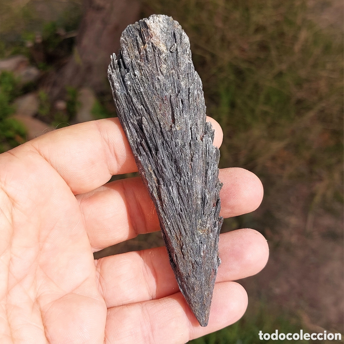 Coleccionismo de minerales: Mineral Taramita Escoba de Bruja 12cm