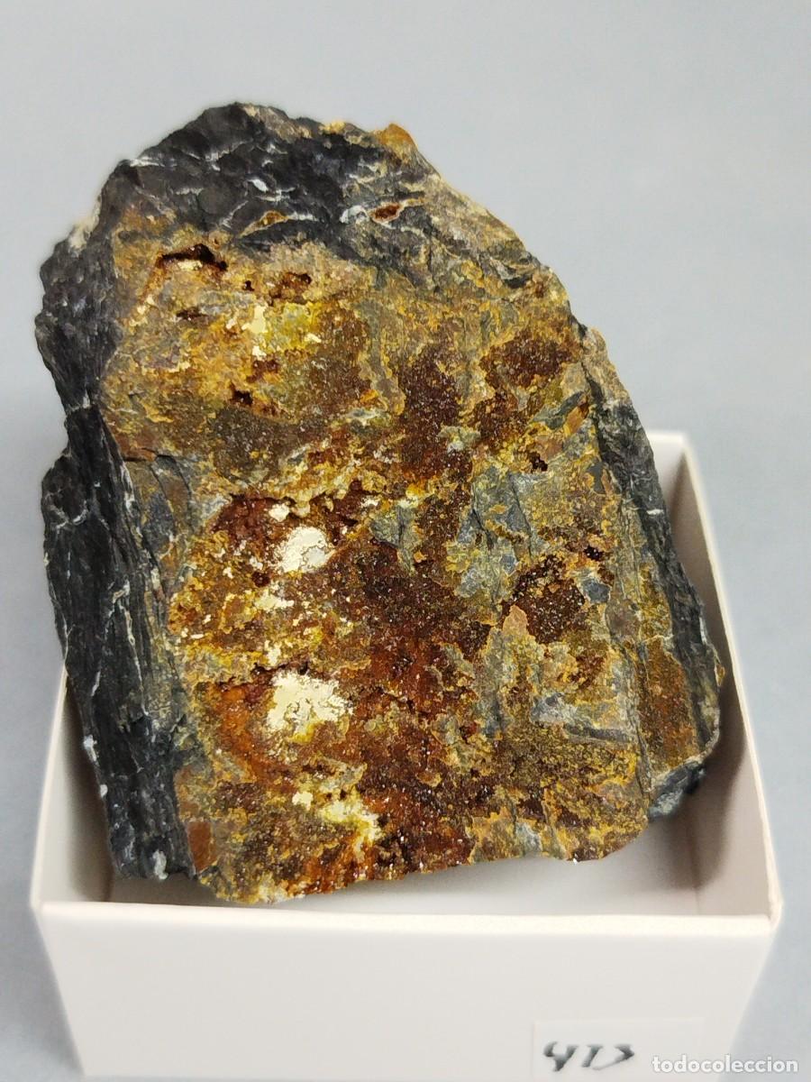 Coleccionismo de minerales: JQROSITA + TINTICITA - Mineral. Barcrlona. 4x4