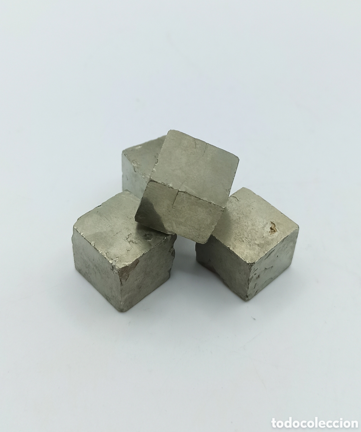 Coleccionismo de minerales: Piezas cubos Pirita Mineral