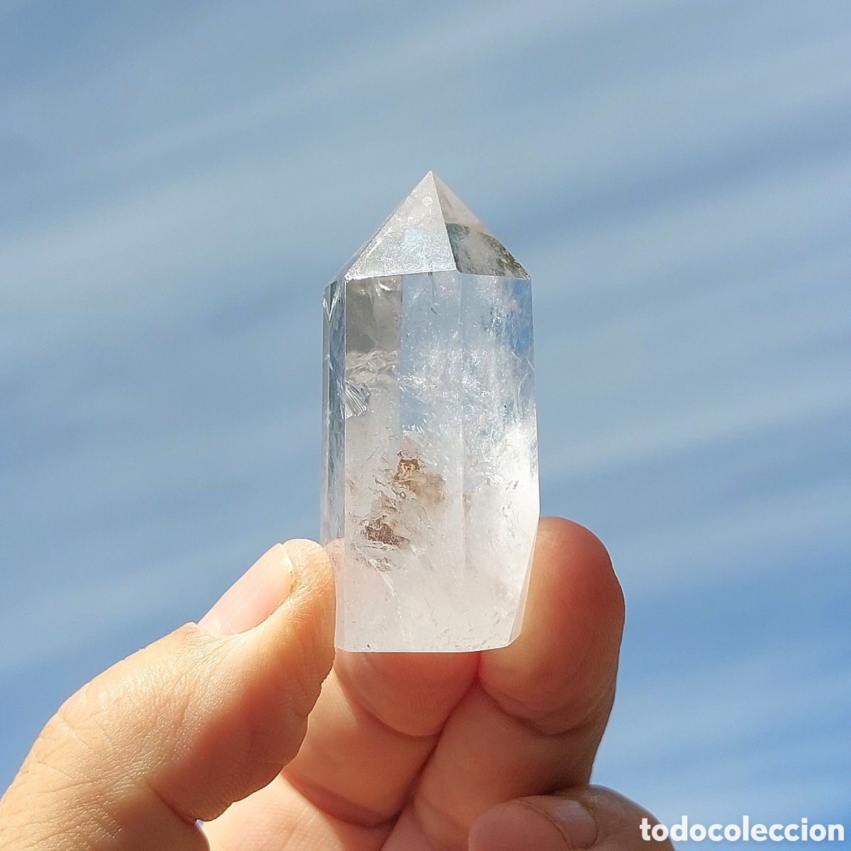 Coleccionismo de minerales: Cuarzo Cristal con Inclusiones 5,5cm - Foto 5