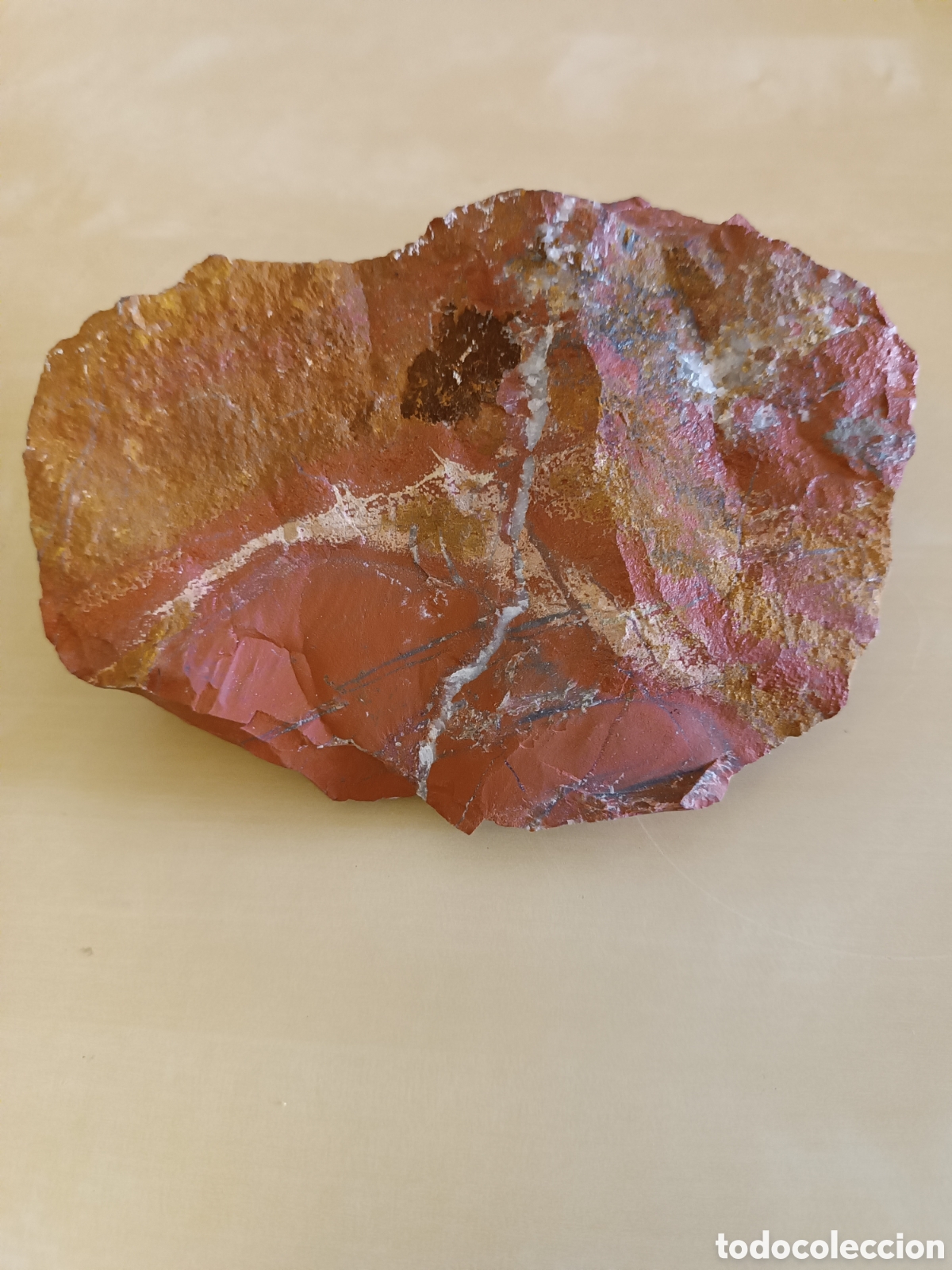 Coleccionismo de minerales: Jaspe rojo en bruto 800 gramos