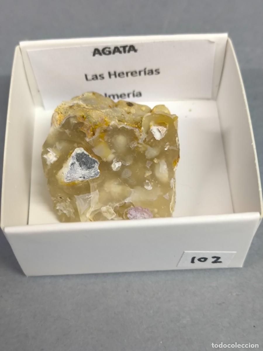 Coleccionismo de minerales: AGATA - MINERAL. Almer&iacute;a. 4x4