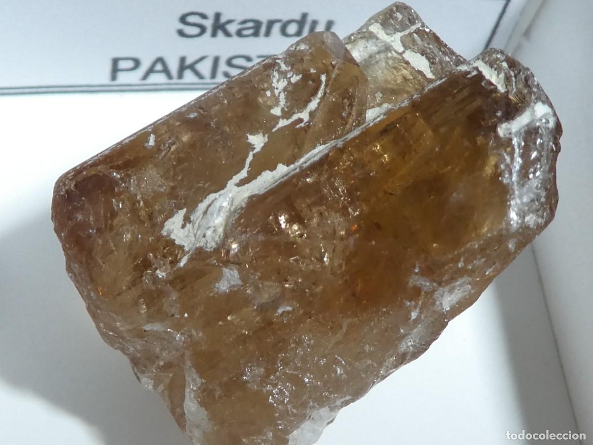 Coleccionismo de minerales: (141) TOPACIO. SKARDU, PAKISTAN.