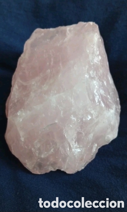 Coleccionismo de minerales: Top Stone (Raw Rose Quartz): - Foto 2