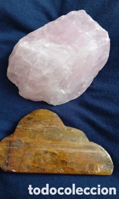 Coleccionismo de minerales: Top Stone (Raw Rose Quartz): - Foto 3