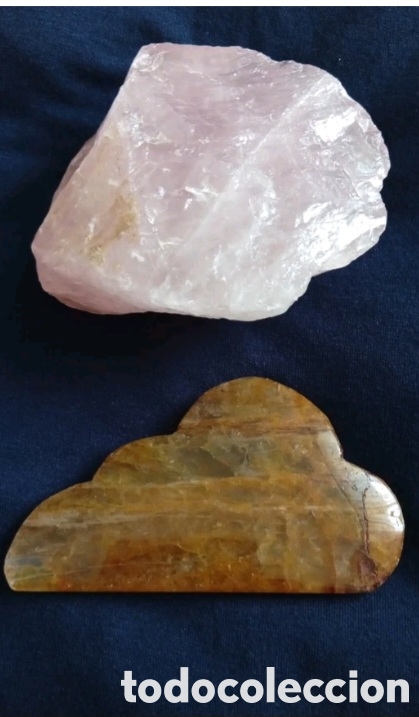Coleccionismo de minerales: Top Stone (Raw Rose Quartz):