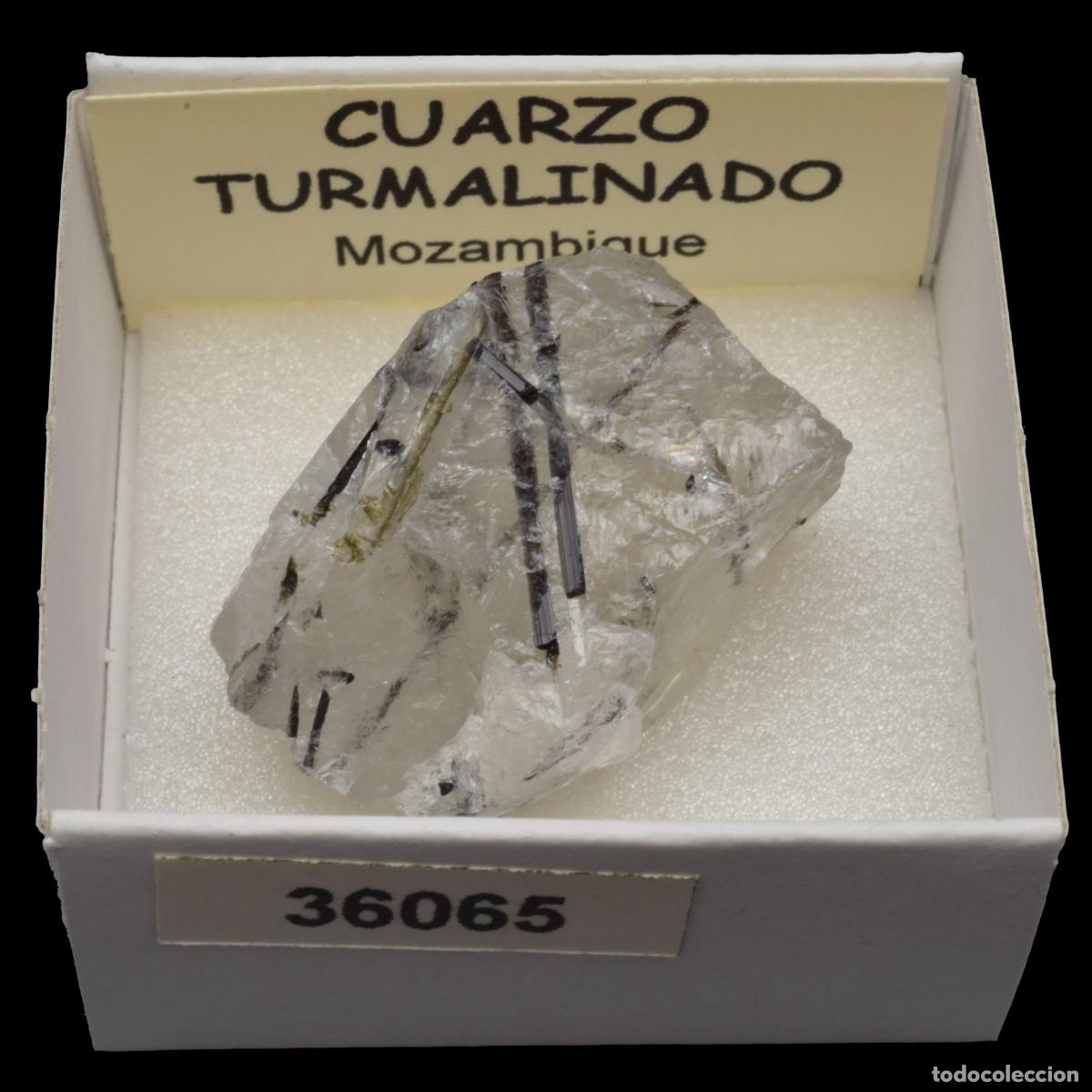 Coleccionismo de minerales: CUARZO TURMALINADO (Mozambique) #36065