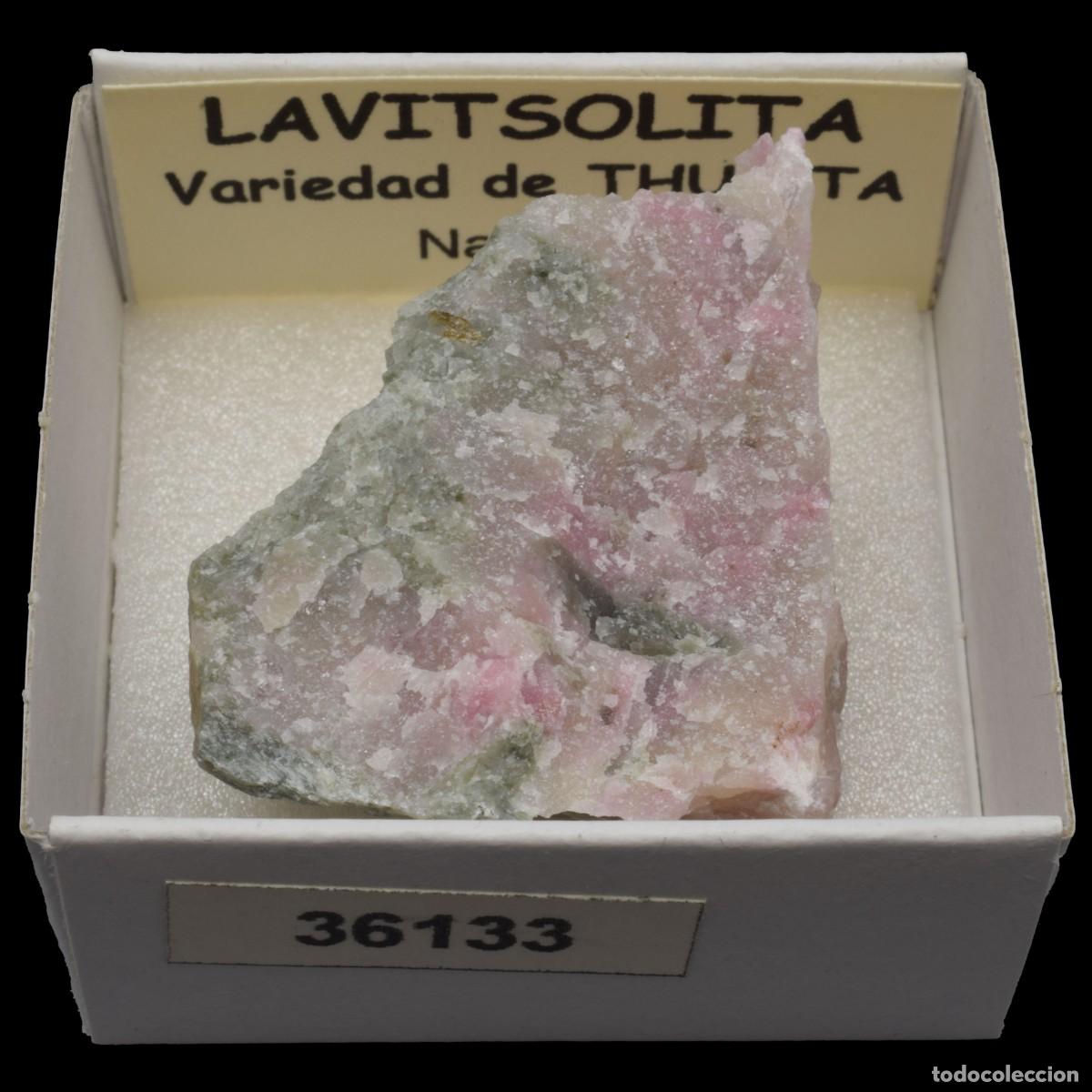 Coleccionismo de minerales: LAVITSOLITA variedad de thulita (Namibia) #36133