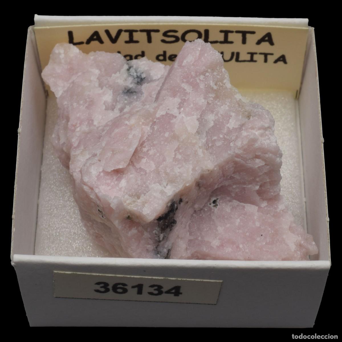 Coleccionismo de minerales: LAVITSOLITA variedad de thulita (Namibia) #36134