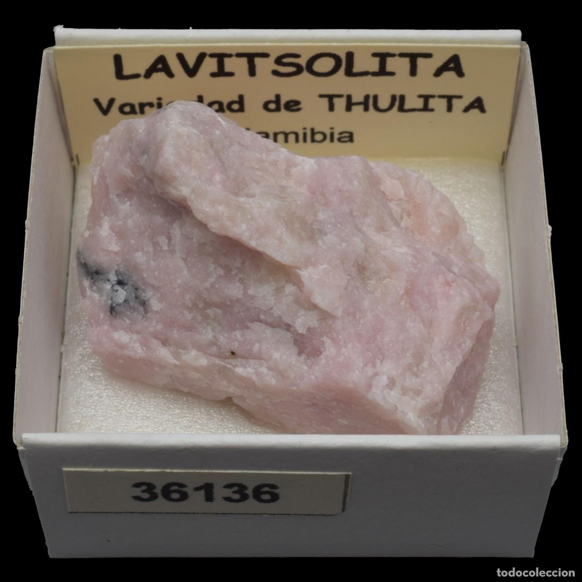 Coleccionismo de minerales: LAVITSOLITA variedad de thulita (Namibia) #36136