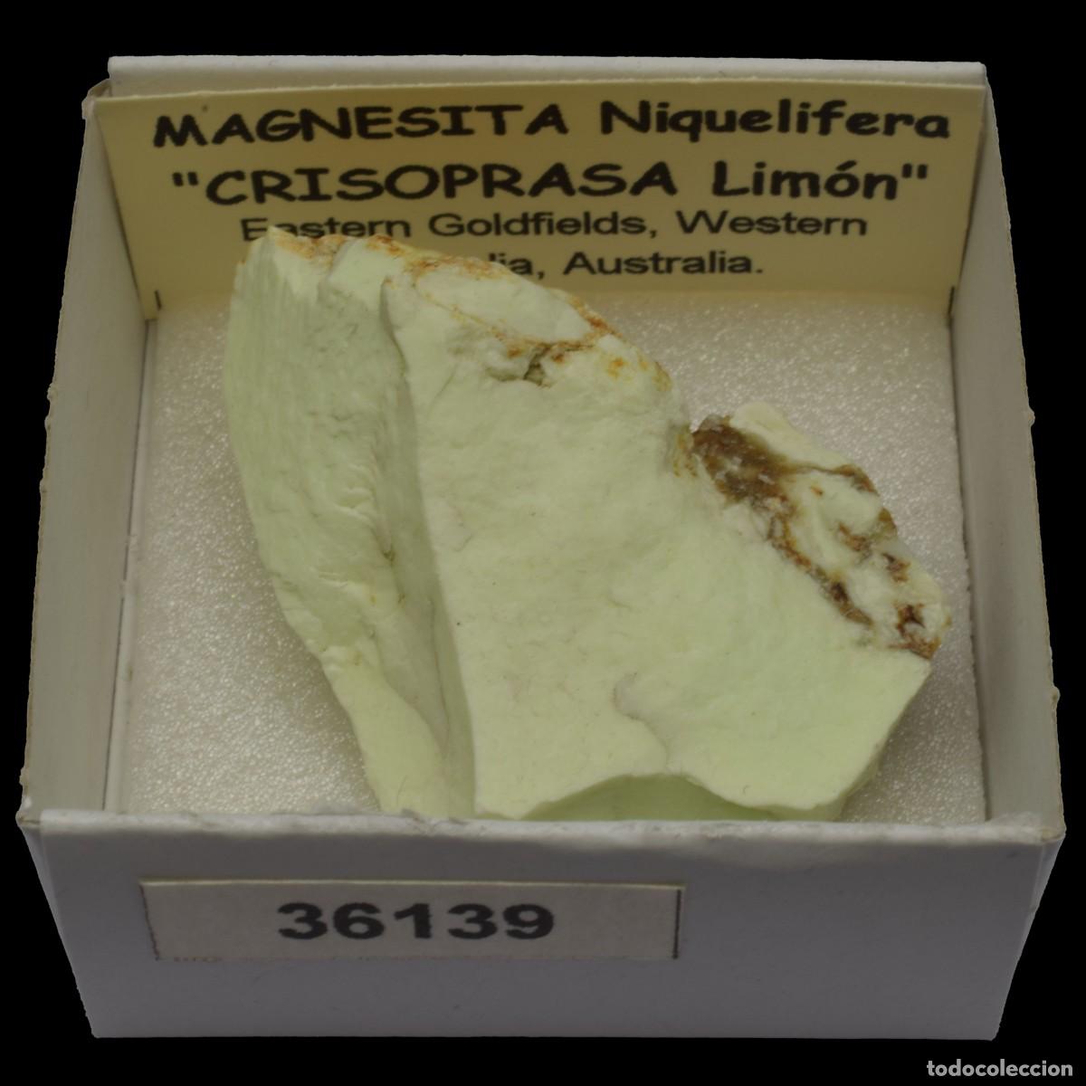 Coleccionismo de minerales: MAGNESITA Niquelifera (Eastern Goldfields, Western Australia, Australia) #36139