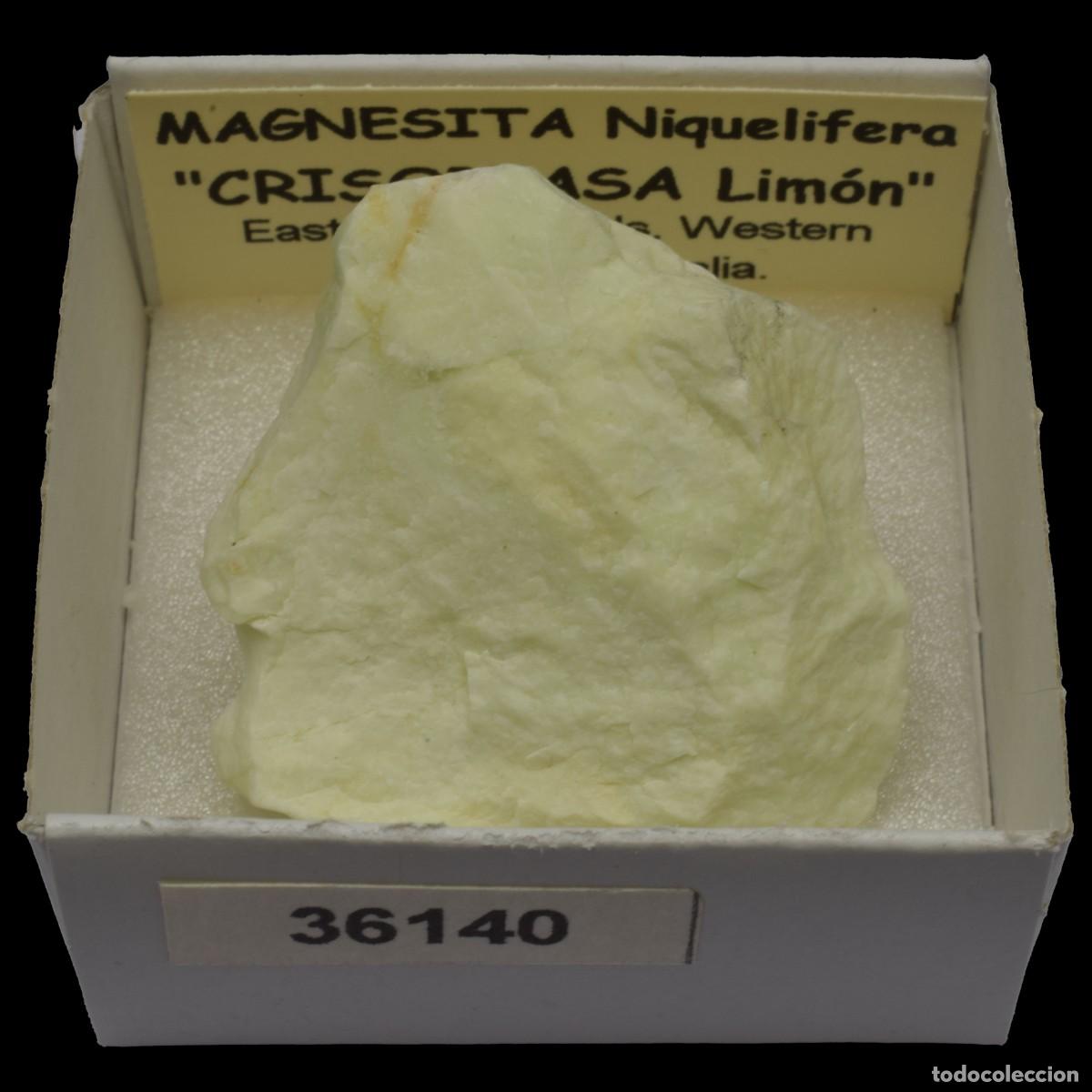 Coleccionismo de minerales: MAGNESITA Niquelifera (Eastern Goldfields, Western Australia, Australia) #36140
