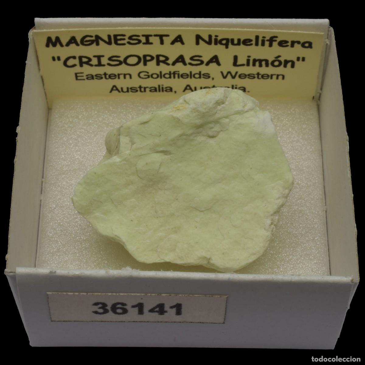 Coleccionismo de minerales: MAGNESITA Niquelifera (Eastern Goldfields, Western Australia, Australia) #36141