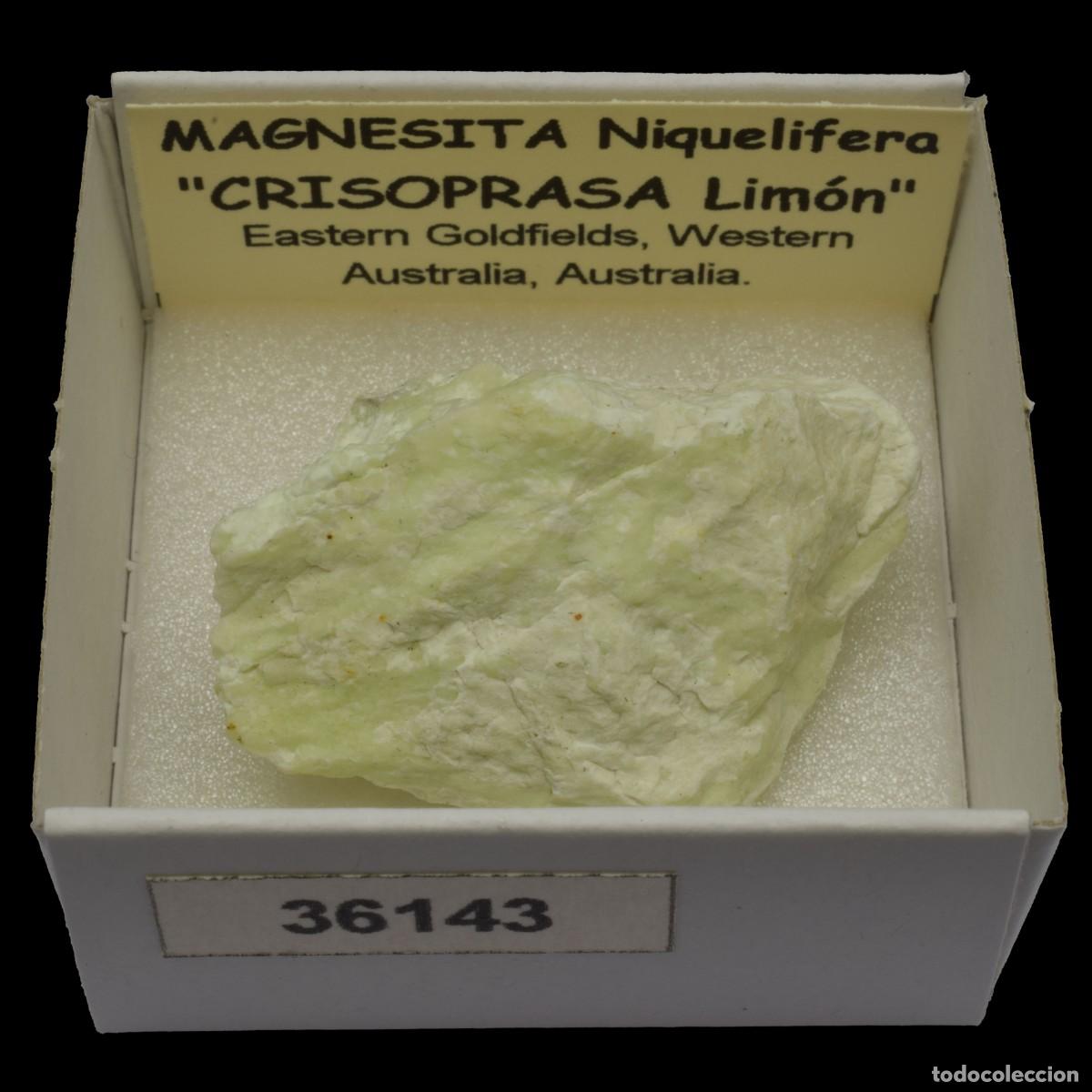 Coleccionismo de minerales: MAGNESITA Niquelifera (Eastern Goldfields, Western Australia, Australia) #36143