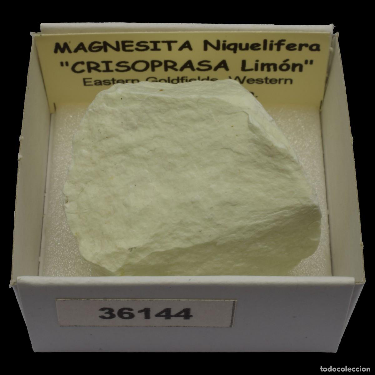 Coleccionismo de minerales: MAGNESITA Niquelifera (Eastern Goldfields, Western Australia, Australia) #36144