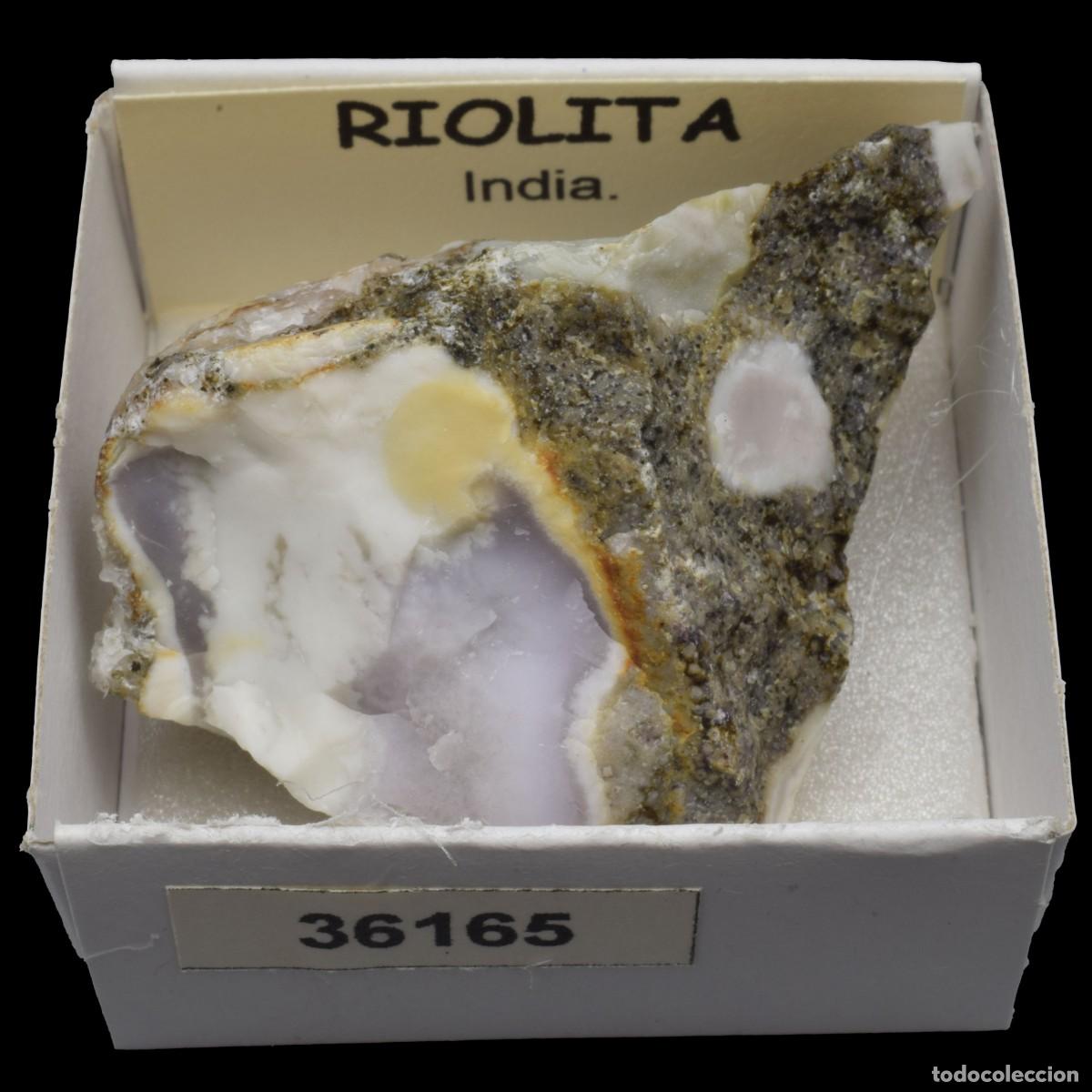 Sammlung von Mineralien: RIOLITA (India) #36165