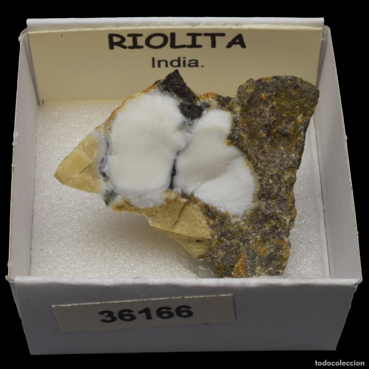 Sammlung von Mineralien: RIOLITA (India) #36166