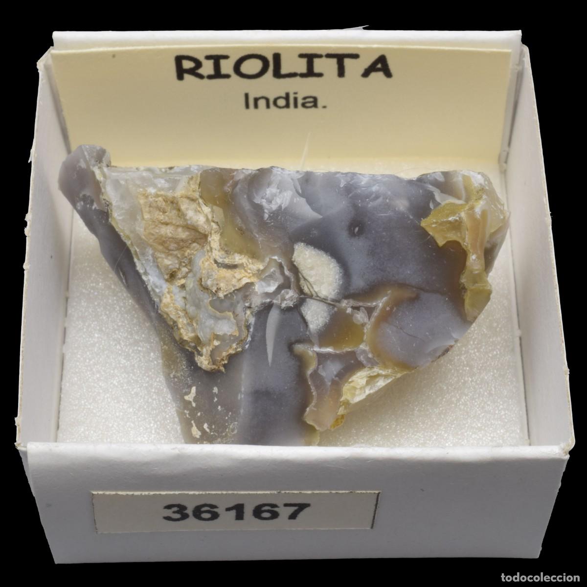 Sammlung von Mineralien: RIOLITA (India) #36167