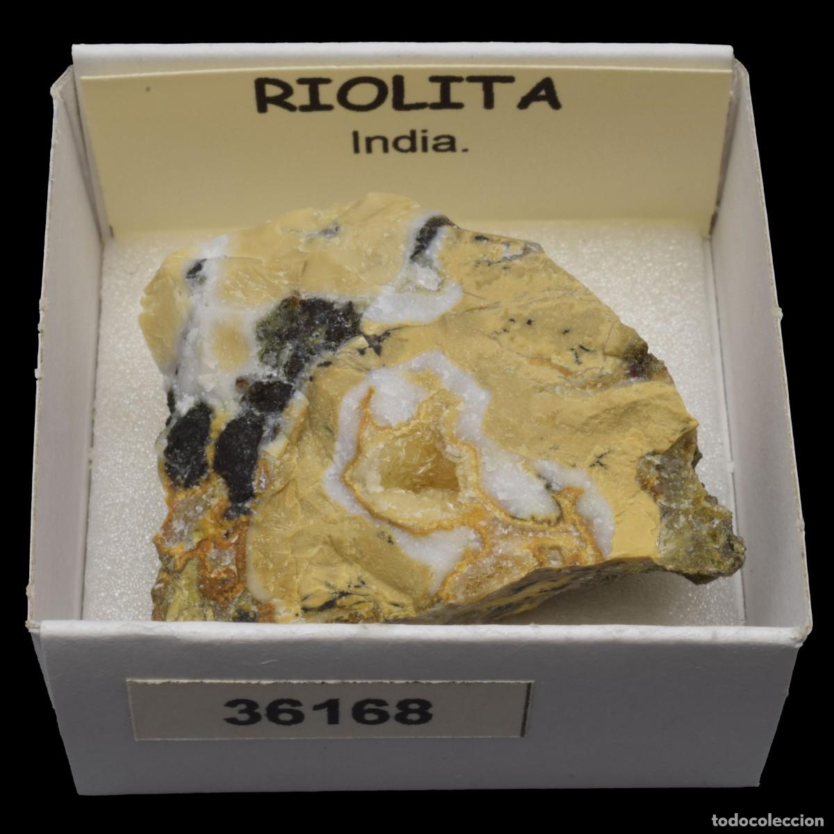 Sammlung von Mineralien: RIOLITA (India) #36168