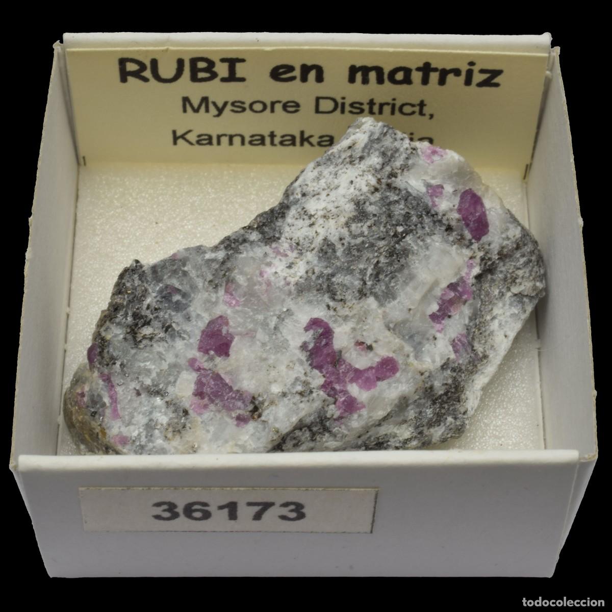 Collectionnisme de min&eacute;raux: RUBI en matriz (Mysore district, Karnataka, India) #36173