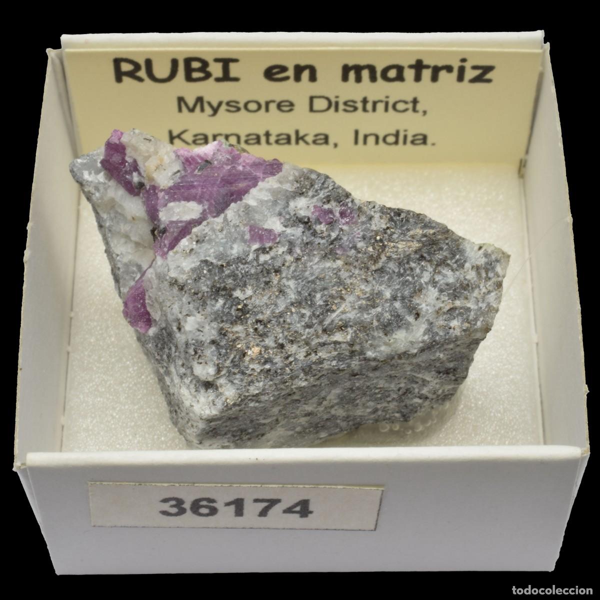 Collectionnisme de min&eacute;raux: RUBI en matriz (Mysore district, Karnataka, India) #36174